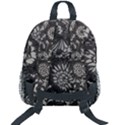 Mid Century Retro Floral 1970s 1960s Pattern 71 Kids  Age 5-10 Lightweight School Backpack with Side Pockets View2
