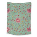Mid Century Retro Floral 1970s 1960s Pattern 79 Medium Tapestry View1