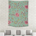 Mid Century Retro Floral 1970s 1960s Pattern 79 Medium Tapestry View2