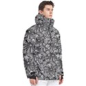Mid Century Retro Floral 1970s 1960s Pattern 73 Men s Pullover Zip Ski and Snowboard Waterproof Breathable Jacket View3