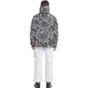 Mid Century Retro Floral 1970s 1960s Pattern 73 Men s Pullover Zip Ski and Snowboard Waterproof Breathable Jacket View4