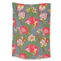 Mid Century Retro Floral 1970s 1960s Pattern 83 Large Tapestry View1