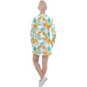 Design Pattern Seamless Tropical Women s Long Sleeve Casual Dress View2