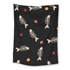 Pattern Design Seamless Fishbone Medium Tapestry