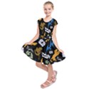 Pattern Design Seamless Texture Kids  Short Sleeve Dress View1