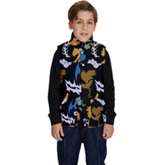 Pattern Design Seamless Texture Kid s Button Up Puffer Vest