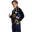 Pattern Design Seamless Texture Kid s Button Up Puffer Vest View2