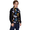 Pattern Design Seamless Texture Kid s Button Up Puffer Vest View3