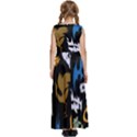 Pattern Design Seamless Texture Kids  Satin Sleeveless Maxi Dress View4
