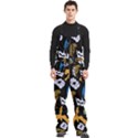 Pattern Design Seamless Texture Men s Front Zip Ski And Snowboard Bib Pants View1