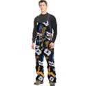 Pattern Design Seamless Texture Men s Front Zip Ski And Snowboard Bib Pants View2