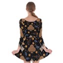 Seamless Pattern Repeat Repetition Long Sleeve Skater Dress View2