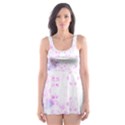 Digital Art Artwork Abstract Pink Purple Skater Dress Swimsuit View1