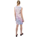 Digital Art Artwork Abstract Pink Purple Sleeveless Shirt Dress View2