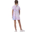 Digital Art Artwork Abstract Pink Purple Kids  Asymmetric Collar Dress View2