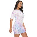 Digital Art Artwork Abstract Pink Purple Just Threw It On Dress View3