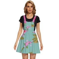 Mid Century Retro Floral 1970s 1960s Pattern 81 Apron Dress