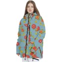 Mid Century Retro Floral 1970s 1960s Pattern 78 Women s Multi Pockets Zip Ski and Snowboard Waterproof Breathable Jacket View2