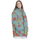 Mid Century Retro Floral 1970s 1960s Pattern 78 Women s Multi Pockets Zip Ski and Snowboard Waterproof Breathable Jacket View3