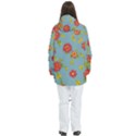 Mid Century Retro Floral 1970s 1960s Pattern 78 Women s Multi Pockets Zip Ski and Snowboard Waterproof Breathable Jacket View4