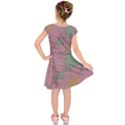 Mid Century Retro Floral 1970s 1960s Pattern 80 Kids  Short Sleeve Dress View2