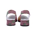 Mid Century Retro Floral 1970s 1960s Pattern 80 Women s Classic Slingback Heels View4