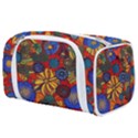 Mid Century Retro Floral 1970s 1960s Pattern 69 Toiletries Pouch View1
