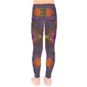 Mid Century Retro Floral 1970s 1960s Pattern 67 Kids  Classic Winter Leggings View2