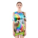 DogsandDino Shoulder Cutout One Piece Dress View1