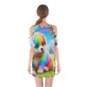 DogsandDino Shoulder Cutout One Piece Dress View2