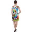 DogsandDino Drawstring Hooded Dress View2