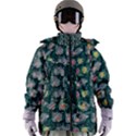 Mid Century Retro Floral 1970s 1960s Pattern 62 Women s Zip Ski and Snowboard Waterproof Breathable Jacket View1