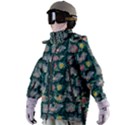 Mid Century Retro Floral 1970s 1960s Pattern 62 Women s Zip Ski and Snowboard Waterproof Breathable Jacket View2