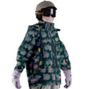 Mid Century Retro Floral 1970s 1960s Pattern 62 Women s Zip Ski and Snowboard Waterproof Breathable Jacket View3