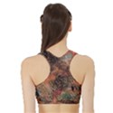 abstraction 22 Sports Bra with Border View2