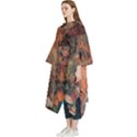 abstraction 22 Women s Hooded Rain Ponchos View2