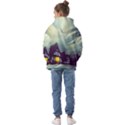 Village Moon Cloudy Historical Tudor Architecture Houses Town Night Windows City Kids  Oversized Hoodie View2