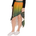 Outdoors Night Moon Full Moon Trees Setting Scene Forest Woods Light Moonlight Nature Wilderness Lan Asymmetrical Ruffle Hem Skirt  View2