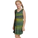 Outdoors Night Moon Full Moon Trees Setting Scene Forest Woods Light Moonlight Nature Wilderness Lan Kids  Sleeveless Tiered Mini Dress View2