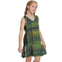 Outdoors Night Moon Full Moon Trees Setting Scene Forest Woods Light Moonlight Nature Wilderness Lan Kids  Sleeveless Tiered Mini Dress View3