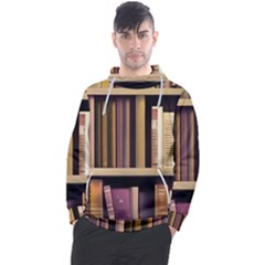 Books Bookshelves Office Fantasy Background Artwork Book Cover Apothecary Book Nook Literature Libra Men s Pullover Hoodie