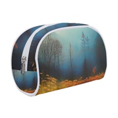 Wildflowers Field Outdoors Clouds Trees Cover Art Storm Mysterious Dream Landscape Make Up Case (small)