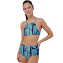 Nature Outdoors Night Trees Scene Forest Woods Light Moonlight Wilderness Stars Halter Tankini Set View1