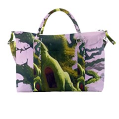 Outdoors Night Full Moon Setting Scene Woods Light Moonlight Nature Wilderness Landscape Carry-on Travel Shoulder Bag
