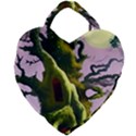 Outdoors Night Full Moon Setting Scene Woods Light Moonlight Nature Wilderness Landscape Giant Heart Shaped Tote View1