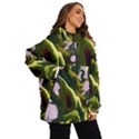 Outdoors Night Full Moon Setting Scene Woods Light Moonlight Nature Wilderness Landscape Women s Ski and Snowboard Waterproof Breathable Jacket View2