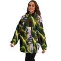 Outdoors Night Full Moon Setting Scene Woods Light Moonlight Nature Wilderness Landscape Women s Ski and Snowboard Waterproof Breathable Jacket View3