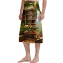 Room Interior Library Books Bookshelves Reading Literature Study Fiction Old Manor Book Nook Reading Traditional Men s Hawaiian Lavalava Ie Faitaga Wrap Skirt View2