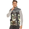 Nature Outdoors Cellphone Wallpaper Background Artistic Artwork Starlight Book Cover Wilderness Land Men s High Neck Button Up Puffer Vest View2