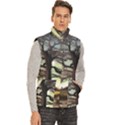 Nature Outdoors Cellphone Wallpaper Background Artistic Artwork Starlight Book Cover Wilderness Land Men s High Neck Button Up Puffer Vest View3